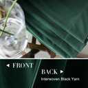jinchan Emerald Green Velvet Curtain for Living Room Darkening Bedroom Curtains 96 Inch Long Thermal Insulated Blackout Curtain Single Panel, Soft Luxury Vintage Window Covering Rod Pocket 1 Panel