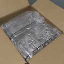 Kitchen Under Sink Cabinet Door Organizer, 4 Pack, Adhesive Clear Acrylic Wall Mount Shelf, Bathroom Makeup Storage Bins, Shower Caddy, Spice Rack, Drink Packet Sponge Dishwasher Pod Holder