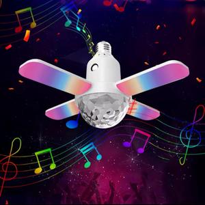 Disco Ball Light, LED Folding Music Strobe Light with Bluetooth and Remote Control for DJ Stage Living Room Bedroom Car Kitchen Bar Festival Indoor Party
