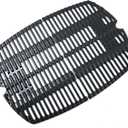 Weber DC141 7645 Cast Iron Cooking Grates - Set of 2 for Q200, Q220, Q2000, Q2400 Series Gas Grills