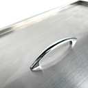 Fryer Cover Stainless Steel 65-80 Lbs Internal Size 27-7/8" L x 17-13/14" W x 1/2" D