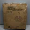UBP18181-BR 18-Inch Cast Stone Umbrella Base, Made from Rust Free Composite Materials, Bronze Powder Coated Finish