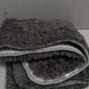 OLANLY 2x4 Machine Washable Runner Rugs for Hallway, Soft Fluffy Shaggy Bedside Rugs for Bedroom, Living Room, Indoor Floor Carpet for Kids Girls and Boys, Nursery Rooms, Home Decor Aesthetic, Grey