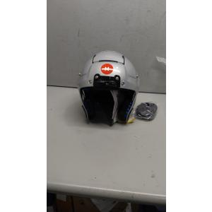 Schutt F7 LX1 Youth Football Helmet (Medium, Metallic Silver)