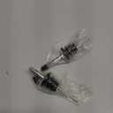 LanMa Olive Oil Spout Pourer, 2PCS Stainless Steel Liquor Bottle Pourers Spouts with Rubber Dust Caps