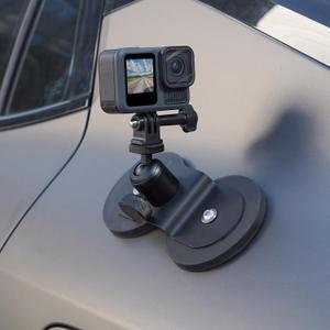 BRDRC Magnetic Car Mount for GoPro, Magnet Outside Camera Phone Holder Clip Stand for GoPro Hero Black Max, for Insta360 X4 X3 Go 3S, for DJI Pocket 3 Action 5 Pro 4 3, for iPhone Samsung Accessories