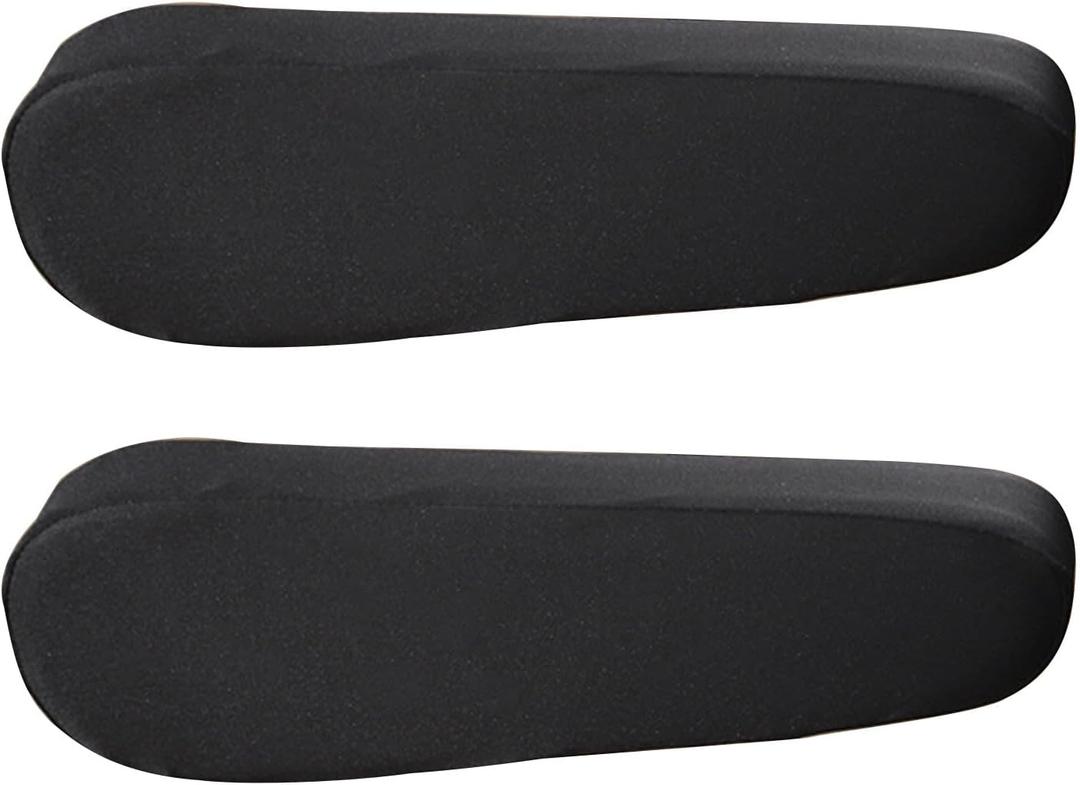 2pcs Car Armrest Cover Universal Type Van Auto Storage Box Pad Auto Center Console Cushion Vehicle Armrest Cushion Car Supplies(Black