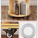5 Tier 360° Rotating Bookshelf with Larger Capacity