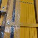 Metal Expandable Barricade Gate, 9FT Folding Safety Barrier Gate, Portable Traffic Crowd Control Barricade Fence