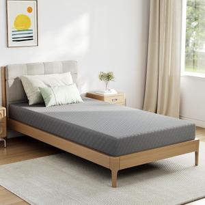 Novilla Twin XL Mattress 5 Inch, XL Twin Memory Foam Mattress in a Box with Airflow Wave-Cut & Pressure-Relieving Foam for Cool Touch & Contour Support Mattresses Twin XL Size, 80"L x 37"W x 5"Th