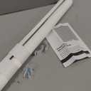 LazBlinds No Drill Cordless Zebra Blinds for Indoor Windows, Dual Layer Light Control Roller Shades for Day and Night, Light Filtering Sheer Shades for Home, 24" W x 72" H, White