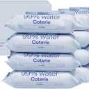 Coterie Baby Wipes for Sensitive Skin, Plant-Based and Plastic-Free Fibers, 99% Water, Hypoallergenic, pH Balanced, Unscented, Clean and Gentle Baby Essentials 4-Pack