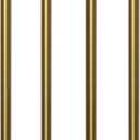 Brushed Brass M10 Threaded Extension Rod 12 Inches for Pendant Light, Chandelier, Island Lighting,Lighting Fixture downrods & Stems,12 Inches 11.4mm OD (0.449) x 300mm L (11.81)