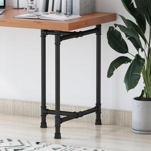 Heavy Duty Metal Table Legs, Industrial Black Desk Legs 28 Inch, Dining Furniture Legs,Modern Table Legs Set of 2 (28", Pipe)