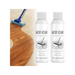 Mteawl Mop Soap for Floor Cleaning, 120ml Scented Mop Cleaner Soap, Scented Mop Soap Household Supplies Cleaner for Home, Kitchen, Floor 2 Pack