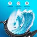 Aegend Swim Goggles 2-Pack, No Leaking Anti-Fog UV Protection Mirrored Swim Glasses for Adult Men Women, Wide View Outdoor