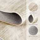 Simple Modern Vintage, Area Rug Machine Washable,Soft Floor Carpet Non Slip Non for Living Room Bedroom Home Decor Aesthetic (Beige/4x6) (Khaki)