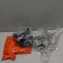 SANTOSTOCK Black Wireless Rechargeable Wall Sconces with Remote Control, Battery Operated, 12 Colors RGB & 3 CCT Bulb