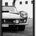 Poster Master Vintage Exotic Car Poster - Retro Luxury Print - Car Illustration - Photography Design - Black & White Art - Car Enthusiast Decor - Living Room or Office Decor - 8x10 UNFRAMED (Style-06)