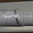 POWERTEC 4" x 10' Flexible PVC Dust Collection Hose with 2pcs Stainless Steel Key Hose Clamps for Table Saw, Band Saw, Planer, Jointer, Woodworking and Garage, WoodShop Dust Collection System