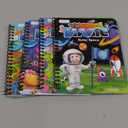 ArtCreativity 4 Pack Magic Water Coloring Books for Toddlers, Reusable Magic Water Pen Coloring Books for Kids - Mess Free Water Art Book for Toddlers - Travel Activity Toys, No-Mess Coloring