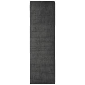 Comfy Solid Color Runner Area (10x2, Black) 