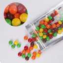 Mylar Bags for Food Storage 100 Pack 3.3 x 5.1 Inch Resealable Smell Proof Bags Foil Pouch Flat Bag with Front Window Purple