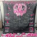 Generic Breast Cancer Awareness Photography Backdrop Breast Cancer Awareness Month Outdoor Yard Sign Hanging Banner Breast Cancer Charity Party Decoration Supplies (70.8x78.7inch (1.8 x 2m))