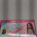 Hair Gem Stamper Kit, Bling Hair Jewels for Girls Toys, Hair Styling Tool with Reusable Shining Diamonds, Birthday Gifts Toys for Girls Ages 3 4 5 6 8-12