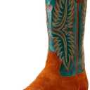 Ariat Men's Futurity Rider Western Boot (10 Narrow, Ancient Turquoise/Penny Roughout)