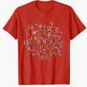 Armenian Alphabet Birds Armenia Symbols T-Shirt L