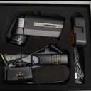 FLATIC 8K Video Camera, 75MP Camcorder with Picture-in-Picture Mode, WiFi Vlogging Cameras for YouTube 16X Digital Zoom, Digital Camcorder with 64GB Card, Microphone, Fill Light, Remote, 2 Batteries