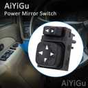 Power Mirror Switch Control Compatible with 2000 2001 2002 Chevrolet Chevy Suburban Tahoe Silverado 1500 2500 3500, GMC Yukon Sierra, Cadillac, Replaces 901124, 15045085, 19259975