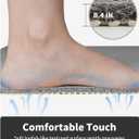 Non-Slip Bathtub Mat, 17x 30 Inch, Shower Mats for Bath Tub, PVC Loofah Bathroom Mats for Wet Areas, Quick Drying, 30" x 17" (Rectangular), Grey