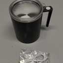 Self Stirring Mug,Self Stirring Coffee Mug,Suitable for Coffee, Milk, Cocoa and Other Beverages (Daik Black, 12 Ounces)