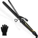 abp 1 Inch Curling Iron with Ceramic Barrel, Instant Heat up to 450°F, Waving Style Tool for Long/Medium Hair and Women