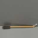 Nordiqo Extra Long Bottle Brush – 16" Bamboo Handle & Flexible Hygienic Silicone Head – Compatible with Sodastream (Not Aqua Fizz), Aarke Plastic Bottles, Vases, Tumblers | BPA Free | ScratchFree