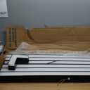 6 Pack 3.3FT/1M Plus-Size Spotless LED Channel Black LED Strip Diffuser Channel with Milky Frosted White Diffuser Cover U103 BW 1M