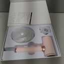 Travel Hair Dryer Dual Voltage for Europe Foldable, High Speed Ionic Blow Dryer Fast Drying,100240V Portable Dryers with Magnetic Nozzles,1300W, Pink