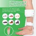 Orthomen AFO Drop Foot Brace, Half-Sole Foot Drop Brace with Stroke, MS, Hemiplegia, Drop Foot Support Shoes for Assist Walking Easier & Better, Lightweight for Men and Women (Small,Left)