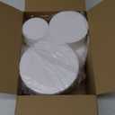 Crafare 4 Tiers Round Foam Cake Dummies Set 4" 6" 8" 10" White Fake Cake Dummy 12 Inch Tall for Christmas Wedding Supplies Baby Shower Birthday Decorating Display