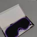 WAOAW Sleep Mask for Men Women: Blackout Eye Masks for Sleep - 3D Breathable Soft Comfortable Eye Mask for Travel - Adjustable Light Blocking Night Masks for Sleeping (Purple)