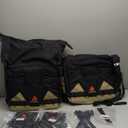 Tusk Pannier Racks with Tusk Pilot Pannier Bags Black/Tan For Kawasaki KLR650 2022-2025