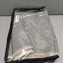 Collive Boho Kitchen Mat, Cushioned Anti Fatigue Kitchen Rug Set 2 Piece Non-Skid Waterproof Kitchen Mats for Floor, Comfort Heavy Duty Standing Mat for Kitchen, Laundry, Office, Desk(Blue) (17.3"x47"+17.3"x30"--0.47 inches)