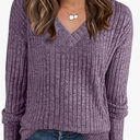 ANRABESS Long Sleeve Shirts for Women Crewneck Tunic Tops Loose Fit Dressy Womens Sweaters with Pockets Fall Fashion S