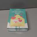 3 x 36 Pack Valentines Day Cards for Kids School  Adorable Die-Cut Animal & Food Classroom Valentines with Pink Envelopes & Stickers, 9 Cute Designs for Boys, Girls & Teachers