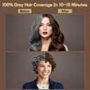 BOJICA Dark Brown Hair Dye Shampoo, Hair Color Shampoo for Women, 3 in 1 Hair Dye for Gray Hair 100% Grey Hair Coverage/Instant/Herbal Ingredients 17.6 OZ