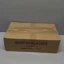 wookgreat Stemmed Martini Glasses Set of 6, Premium Crystal Design Cocktail Cups 3.5 Oz, Vintage Coupe Glasses, Elegant Cocktail Glasses, Perfect For Parties, Gifts, Housewarming, Weddings, Aniversary