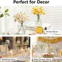 RUCKAE Small Clear Bud Vases Bulk 12 Pack Mini Flower Glass Vases for Centerpiece Table Wedding Decorations Home Decor Party