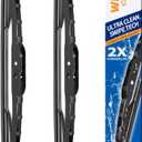 18"+18" Front Windshield Wiper Blades Compatible with Ford Ranger 1993-2011 Chevrolet HHR 2006-2011 Jeep Commander 2006-2010 for My Car Original Equipment Automotive Replacement (Set of 2)